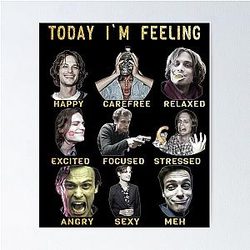 Spencer Reid - Matthew Gray Gubler Gold Poster