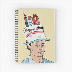 Spencer Reid birthday hat Spiral Notebook