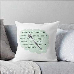 Spencer Reid Quote Throw Pillow