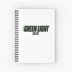Green Light Criminal Minds Spencer Reid Spiral Notebook
