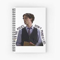 Spencer Reid Sticker Spiral Notebook