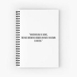 Spencer Reid Spiral Notebook