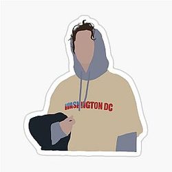 soft boy Spencer Reid sticker