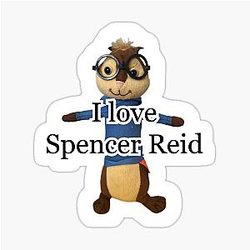 I love Spencer Reid Meme Sticker