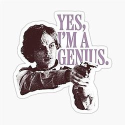 Spencer Reid - Yes I'm a Genius Sticker