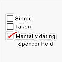 Spencer Reid Sticker