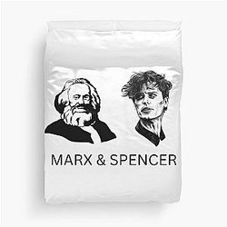Marx Spencer Reid Duvet Cover