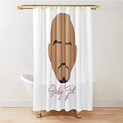 Criminal Minds Spencer Reid Emily Prentiss Derek Morgan Aaron Hotchner David Rossi Penelope Garcia Shower Curtain