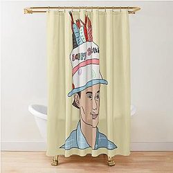 Spencer Reid Birthday Shower Curtain