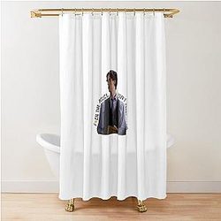 Spencer Reid Sticker Shower Curtain