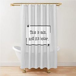 Criminal Minds Spencer Reid Quote Doctor Shower Curtain