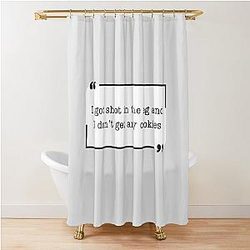 Criminal Minds Spencer Reid Quote Shower Curtain