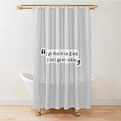 Criminal Minds Spencer Reid Quote Shower Curtain