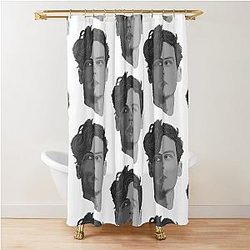 Spencer Reid Criminal Minds Shower Curtain