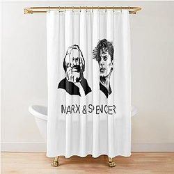 Marx and Spencer Reid Shower Curtain