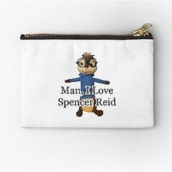 Man I Love Spencer Reid Simon meme Zipper Pouch