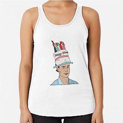 Spencer Reid birthday hat Racerback Tank Top