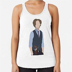 Dr. Spencer Reid silhouette tank top