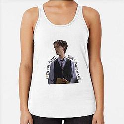 Spencer Reid Sticker Racerback Tank Top