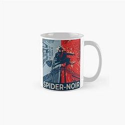 Spider-Noir Detective Vintage Comic Aesthetic Classic Mug