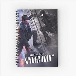Spider Noir Detective Vintage Comic Aesthetic 2026 Spiral Notebook
