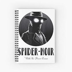 Spider Noir Detective Vintage Comic Aesthetic 2026 Spiral Notebook