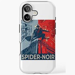 Spider-Noir Detective - Vintage Comic Aesthetic iPhone Case