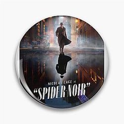 Spider Noir Detective Vintage Comic Aesthetic 2026 Pin