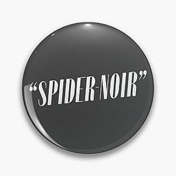 Spider Noir Pin