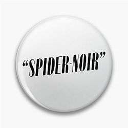 Spider Noir Pin