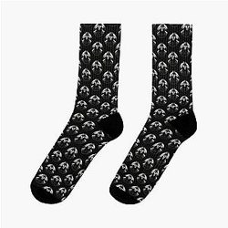 Spiderverse Black and White Universe Socks