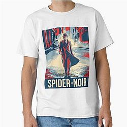 Spider-Noir Detective - Vintage Comic Aesthetic Classic T-Shirt
