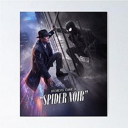 Spider-Noir Detective Vintage Comic Aesthetic Poster 2026