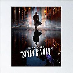 Spider Noir Detective - Vintage Comic Aesthetic Poster