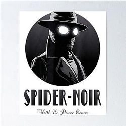 Spider-Noir Detective Vintage Comic Aesthetic Poster 2026