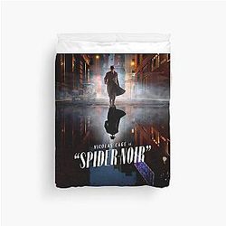 Spider Noir Detective - Vintage Aesthetic Duvet Cover 2026