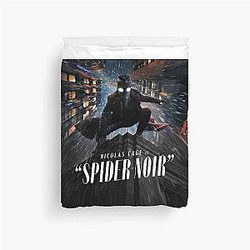 Spider Noir Detective - Vintage Comic Aesthetic 2026 Duvet Cover