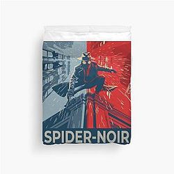 Spider Noir Detective Vintage Comic Aesthetic 2026 Duvet Cover