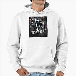 Spider Noir Detective - Vintage Comic Aesthetic Pullover Hoodie