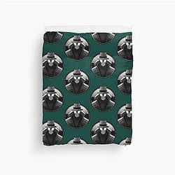 Spider-Noir Black and White Universe Duvet Cover
