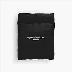 Shadows Keep a Secret Spider Noir Art Duvet Cover