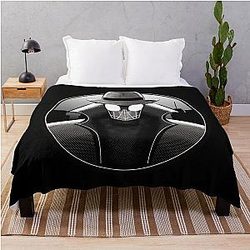 Spiderverse Black and White Universe Throw Blanket