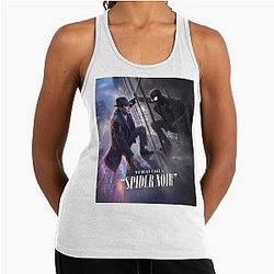Spider-Noir Detective Vintage Comic Aesthetic Racerback Tank Top 2026