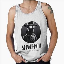 Spider Noir Detective Vintage Comic Aesthetic Tank Top 2026