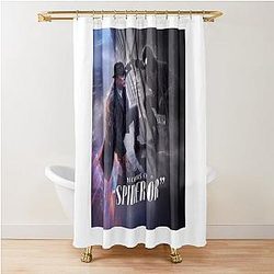 Spider Noir Detective Vintage 2026 Shower Curtain