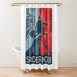 Spider Noir Detective Vintage Comic Aesthetic 2026 Shower Curtain