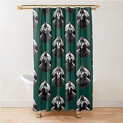 Spiderverse Black White Universe Shower Curtain