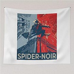 Spider Noir Detective - Vintage Aesthetic Tapestry 2026