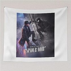 Spider Noir Detective - Vintage Aesthetic 2026 Tapestry