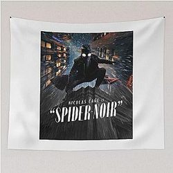 Spider Noir Detective - Vintage Comic Aesthetic Tapestry 2026